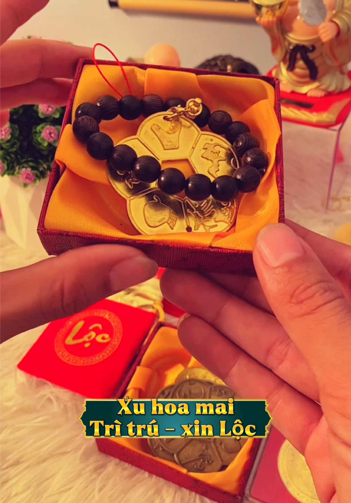 Vật phẩm xu hoa mai phong thủy #vatphamphongthuy #dongxuhoamai #dongxuhoamaiphongthuy #dongxuphongthuy #xuhuong 