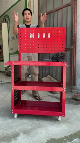 Xe đẩy đồ sữa xe 3 tầng, đựng đồ sửa chữa #xedaydosuachua3tang 