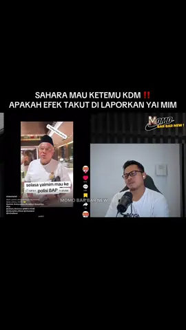 SAHARA MAU KETEMU KDM ‼️ APAKAH EFEK TAKUT DI LAPORKAN YAI MIM#fyp #dedimulyadi #yaimim#sahara