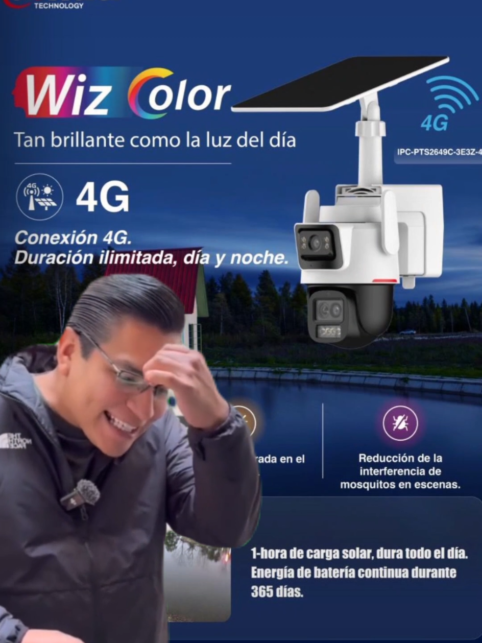 Que chulada de cámara 😁😁😁 #dahua #dahuatechnology #dahuaperu #perú #cctv