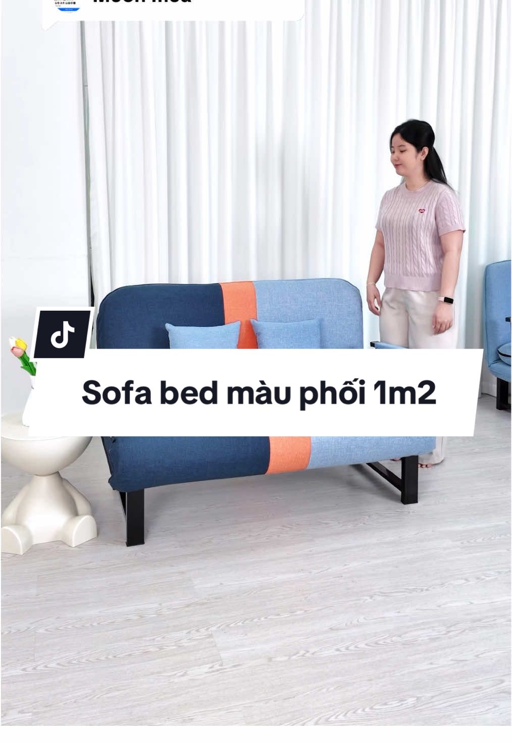 Trả lời @Lâm Hồng Thảo Giường sofa gấp gọn thông minh - ngồi thoải mái, nằm êm ái, tựa lưng thư giãn #giuonggapgon #sofa #sofabed #sofagiuong #xuhuong 