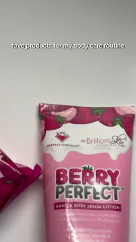 add this to your body care routine!🫶🏻 #berryperfect #brilliantskinessentials #perfectformula #berryperfectserumlotion #berryperfectsoap 