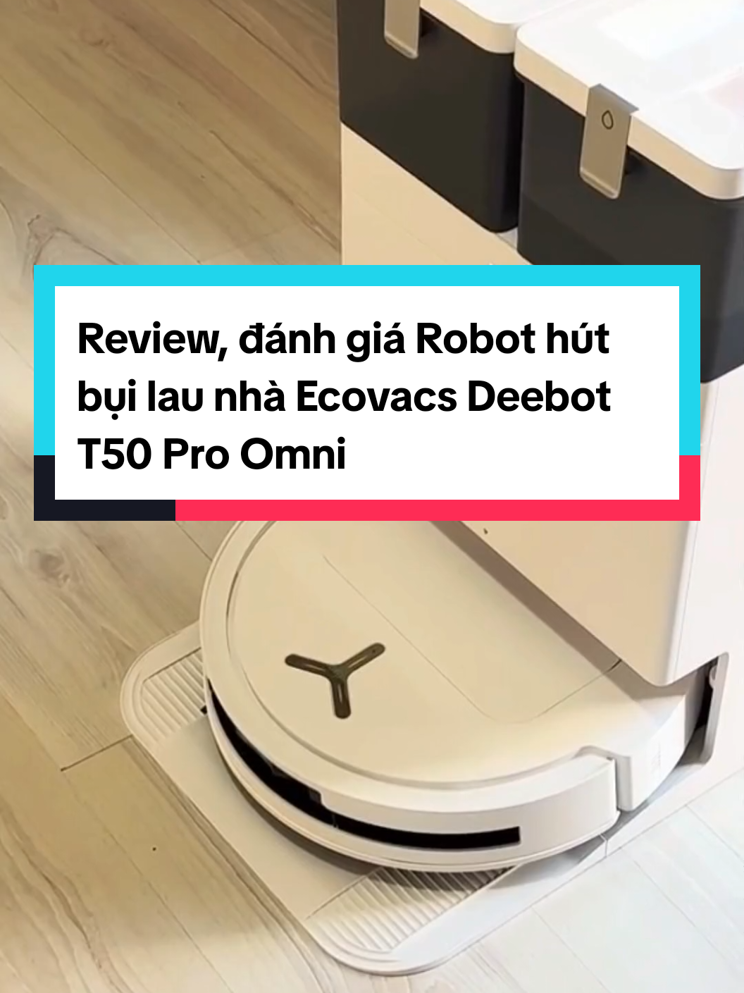 Review, đánh giá Robot hút bụi lau nhà Ecovacs Deebot T50 Pro Omni #ecovacs #robothutbui #robothutbuilaunha #deebott50proomni #t50proomni2025 