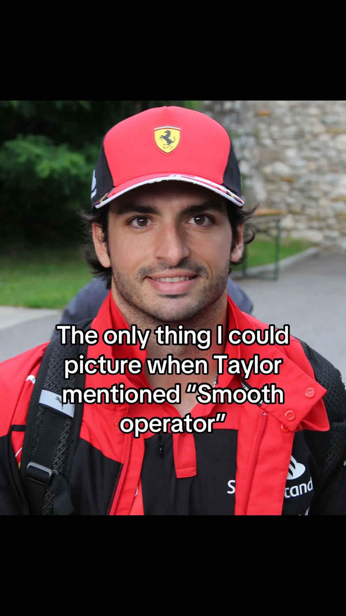 I’m sorry I had to #taylorswift #ts12 #thelifeofashowgirl #TLOASG #carlossainz 