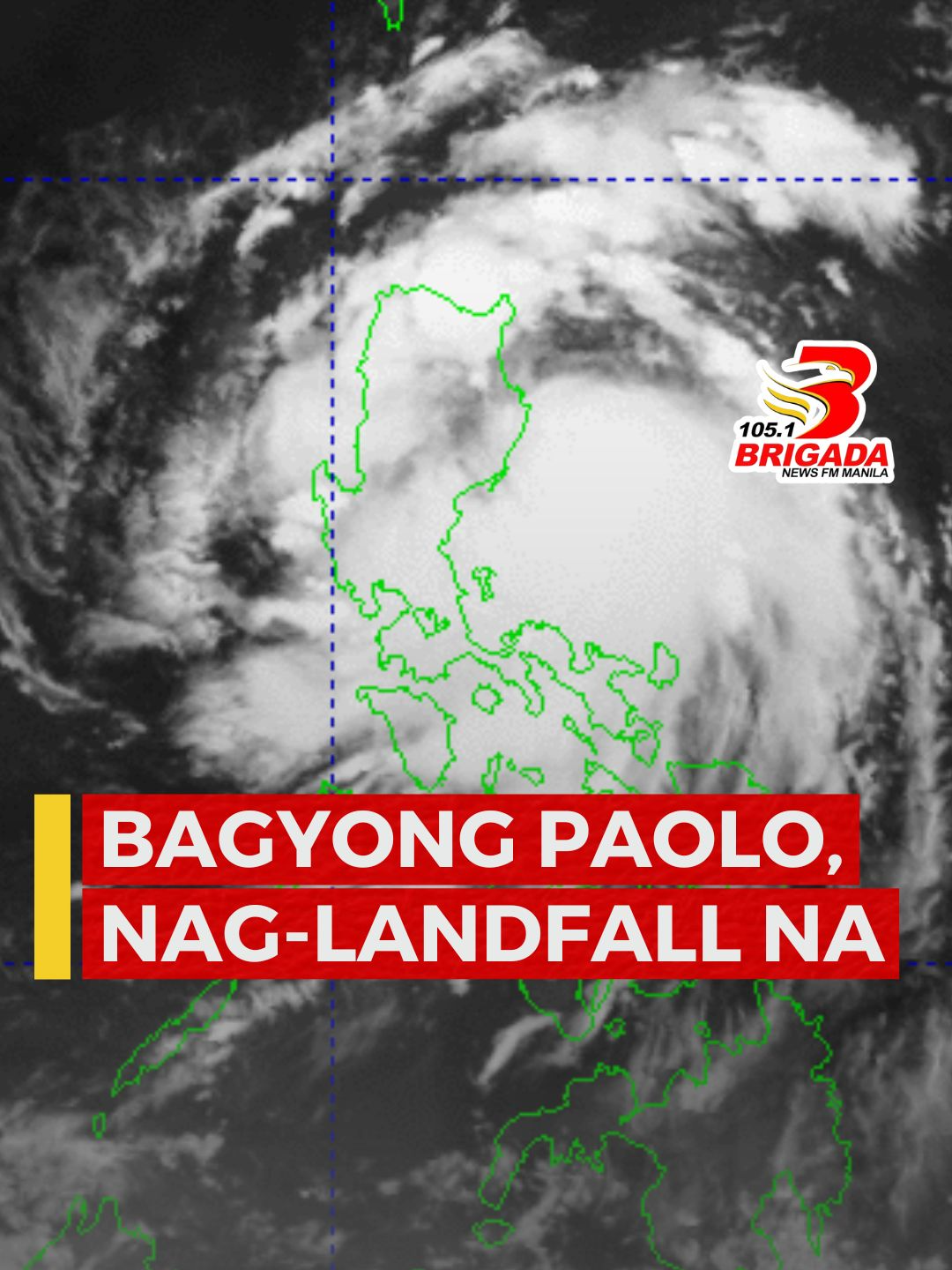 Typhoon #PaoloPH, nag-landfall sa Dinapigue, Isabela//Signal number 4, nakataas na sa ilang lugar sa Northern Luzon #fyp #brigadaph #brigadnewsfmmanila #brigadanewsfmmanila #brigada #fyf