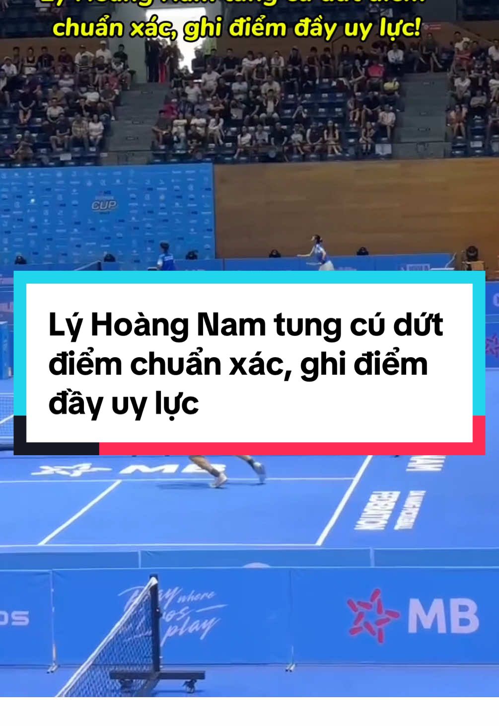 Lý Hoàng Nam tung cú dứt điểm chuẩn xác, ghi điểm đầy uy lực #pickleball #pickleballvietnam #xhtiktok #pickleballtiktok #pickleballhighlights 