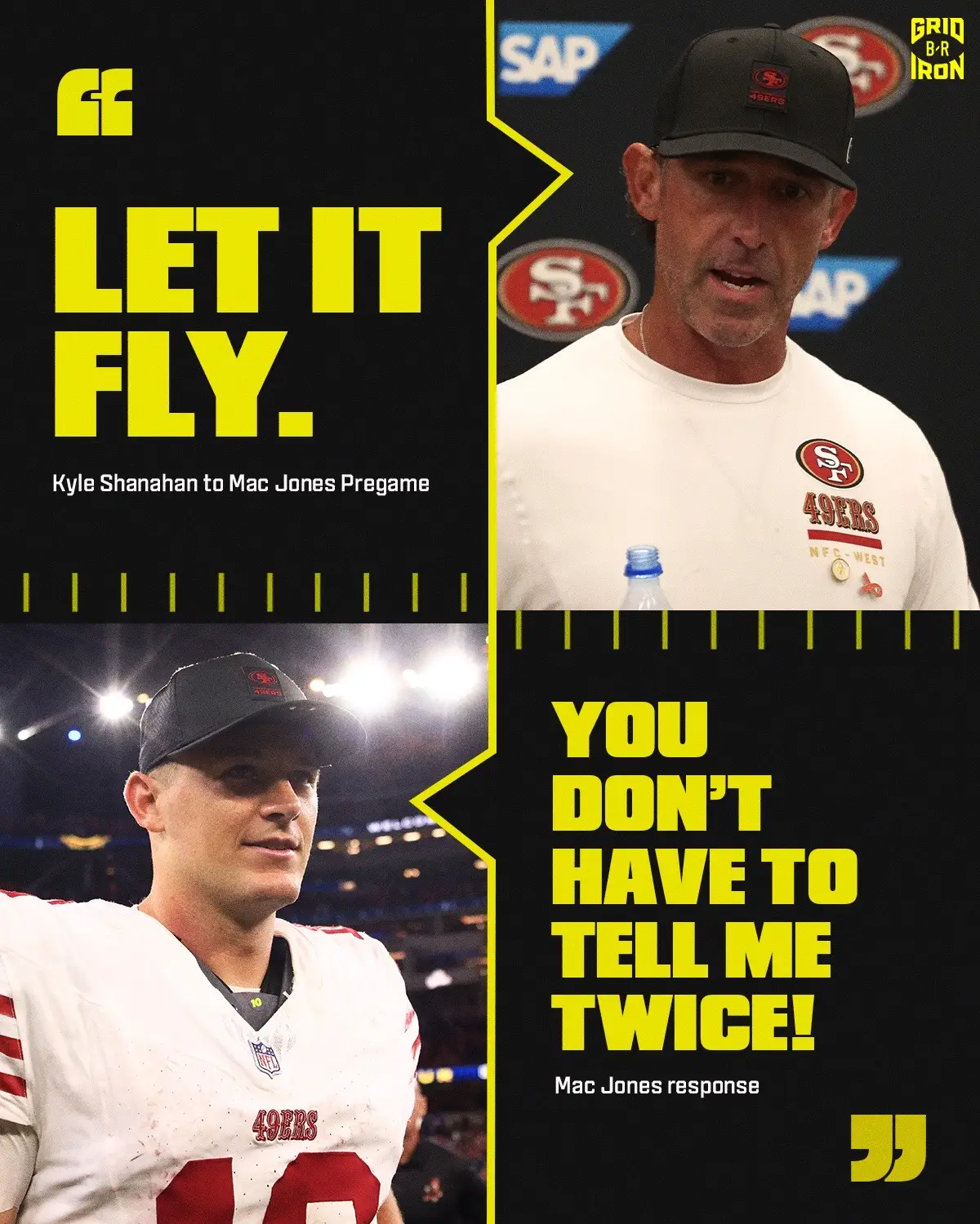 Safe to say Mac let it fly 🔥#nfl #football #nflfootball #49ers 