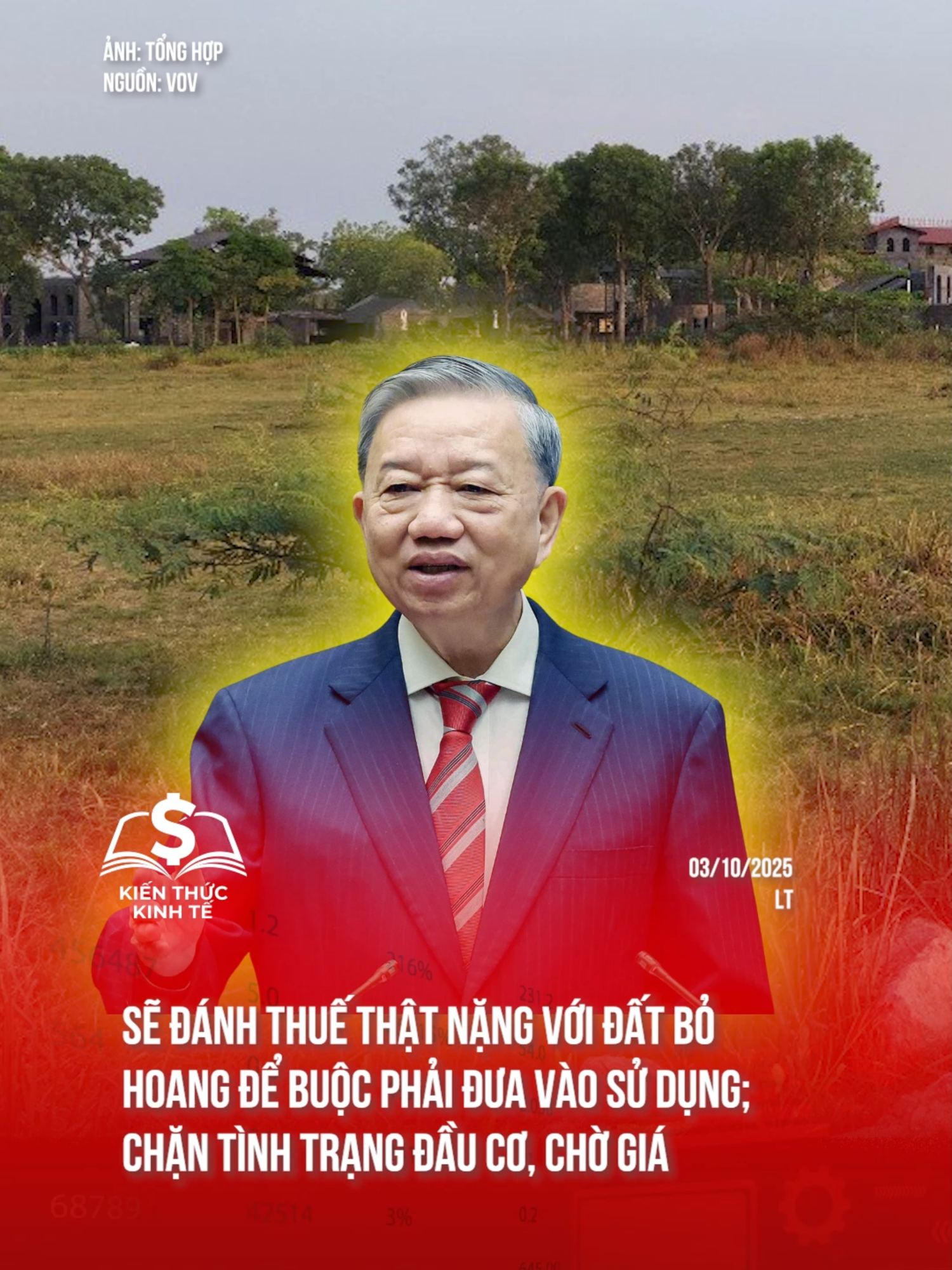 Sẽ đánh thuế thật nặng với đất bỏ hoang để buộc phải đưa vào sử dụng; chặn tình trạng đầu cơ, chờ giá #kienthuckinhte #tiktoknews #datdai