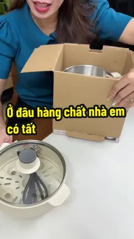 Nồi điện đa năng kèm khay hấp 1,6L  #noidien #noilaudien #sunhouse #xuhuong #thuythothe 