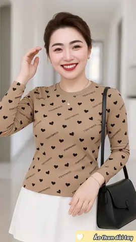 Thời tiết thu đông se se lạnh không thể thiếu những áo thun như này trong tủ đồ #thoitrangnu #aothun #aothunnu #aothunxinh #aothunbigsize  @Huyền yêu thời trang 