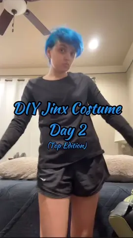 Day 2! #ooc #diyproject #jinxcosplay #arcane #arcaneleagueoflegends 