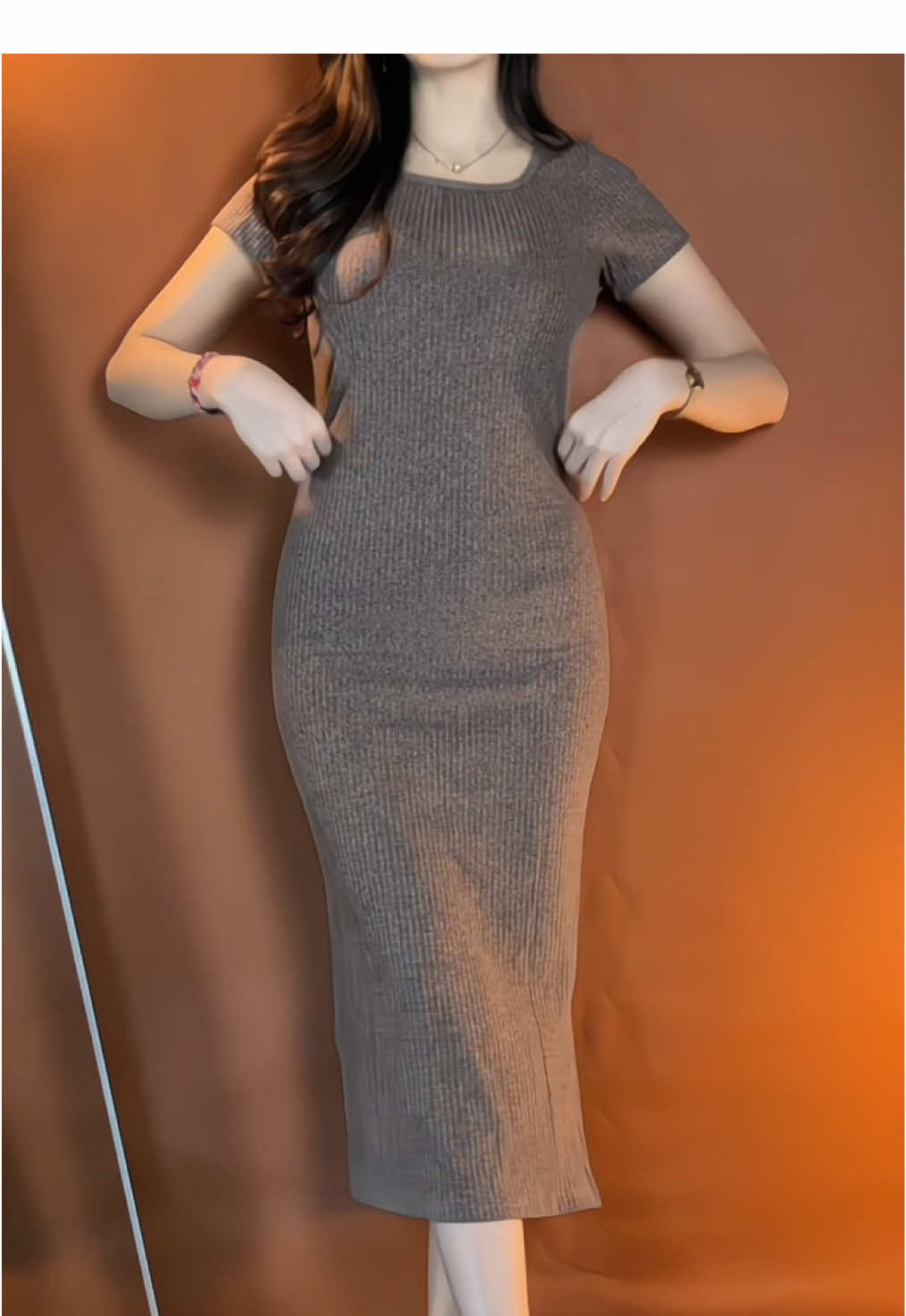 Rekomendasi Dress bodycon knit premium | Daster bumil juga cocok nih!😍 #dasterbumil #bodycondress #dressknit #rekomendasidress #rekomendasioutfit 