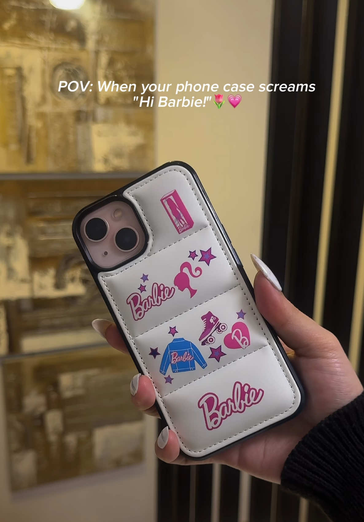 Barbie phone case 💗 #phonecase #case #caseiphone #barbie #caserecommendation 