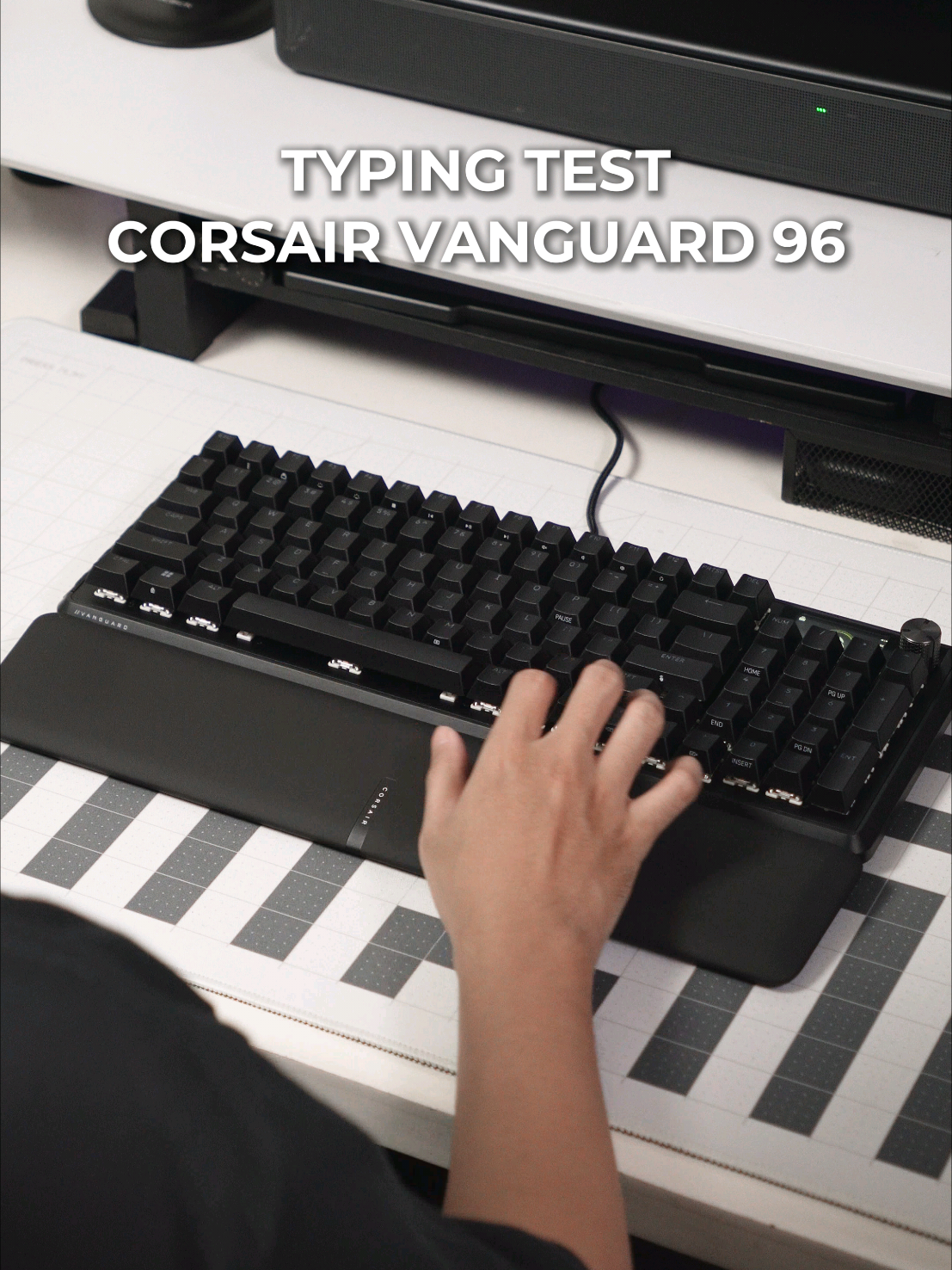 Sambil nunggu Corsair Vanguard 96 masuk Indonesia, gw spill typing testnya dulu kali ya🤔 keyboard dari brand brand besar biasanya stabilizernya jelek banget, tapi Corsair Vanguard 96 ini udah sekelas keyboard custom kekinian 🤤 #corsair #corsairvanguard96 #mechanicalkeyboard #gamingkeyboard #corsairindonesia 