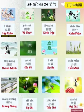Từ vựng về tiết khí trung#tiengtrungmoingay #tiengtrung #hoctiengtrung #phatamtiengtrung 