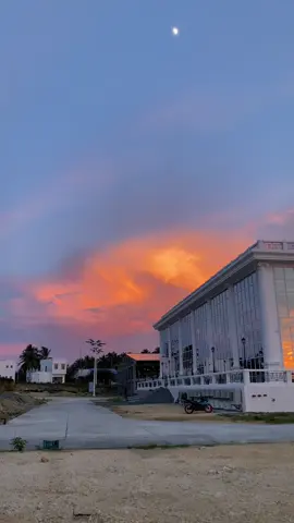 View during sunset, in new municipal hall of caluya✨