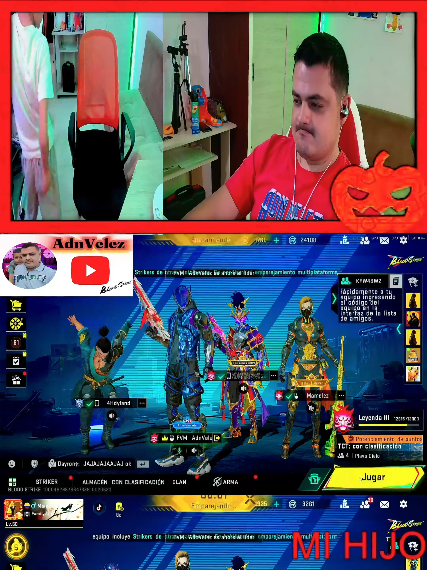 MI HIJO EL MAS ESPONTANEO DE BLOODSTRIKE #BloodStrikeLATAM #EmbajadorBloodStrike #bloodstrike #adnvelez617 #hijo