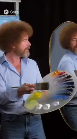 We don't make mistakes, just happy little... canvases.