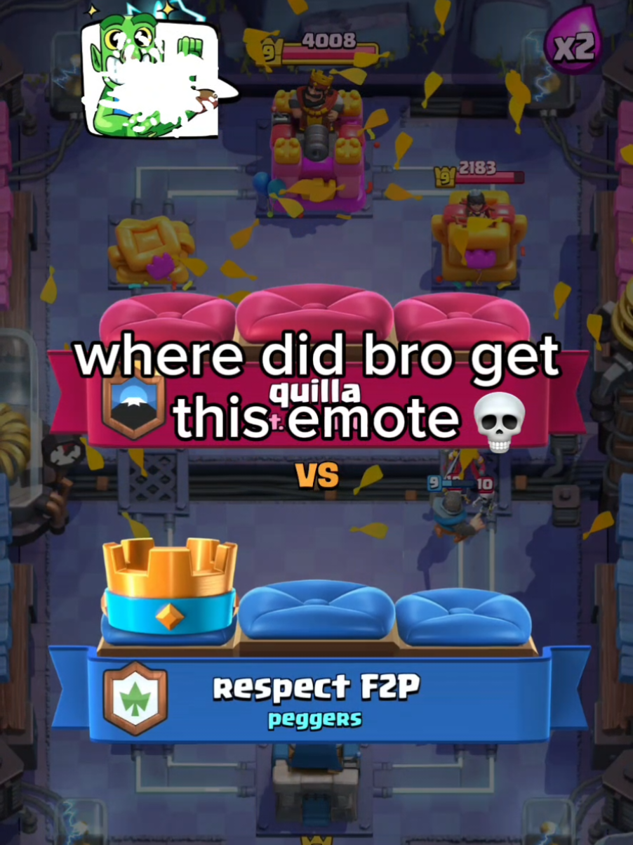 Bro has clash royal premium😭 #clashroyale #clashroyalememes #clashroyalememe #clashroyaledaily #clashroyalemoments 