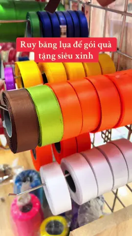 Ruy băng lụa để gói quà tặng siêu xinh #xuhuong #ruybang #xuhuongtiktok 