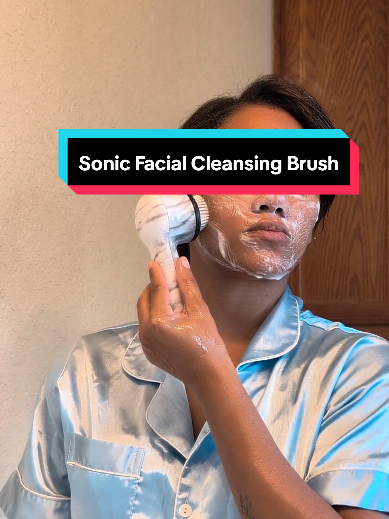 ✨“Cleansing away the day, glowing for tomorrow with @Michael Todd Beauty  Sonic Facial Cleaning Brush✨ #skincareroutinecheck  #freshface #CapCut 