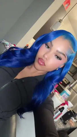 The blue hair is back … 🩵😅 #newhair 