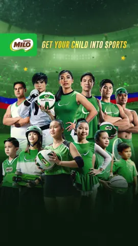 ‘Di lang laro-laro ang sports. It teaches kids values like Discipline, Grit, and Teamwork that help them become champions not just in sports, but also in life. Get your child into sports with MILO® Sports Clinics today! N0169P091725M