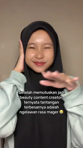 stok skincare aman ✅ ide konten ada ✅ yang susah? konsistennya 🫠 plis dehh😭🙏🏻 #beautycontentcreator #fyp #dc 