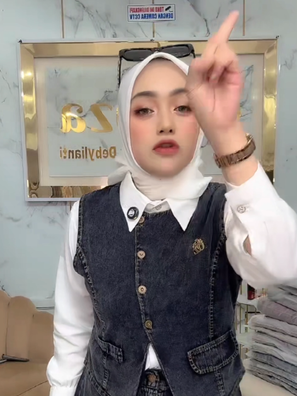Setelan Rok Jeans AZIMA By Gwenza (PO) #fyppppppppppppppppppppppp #fypシ #fyp #xyzbca #fouryou 