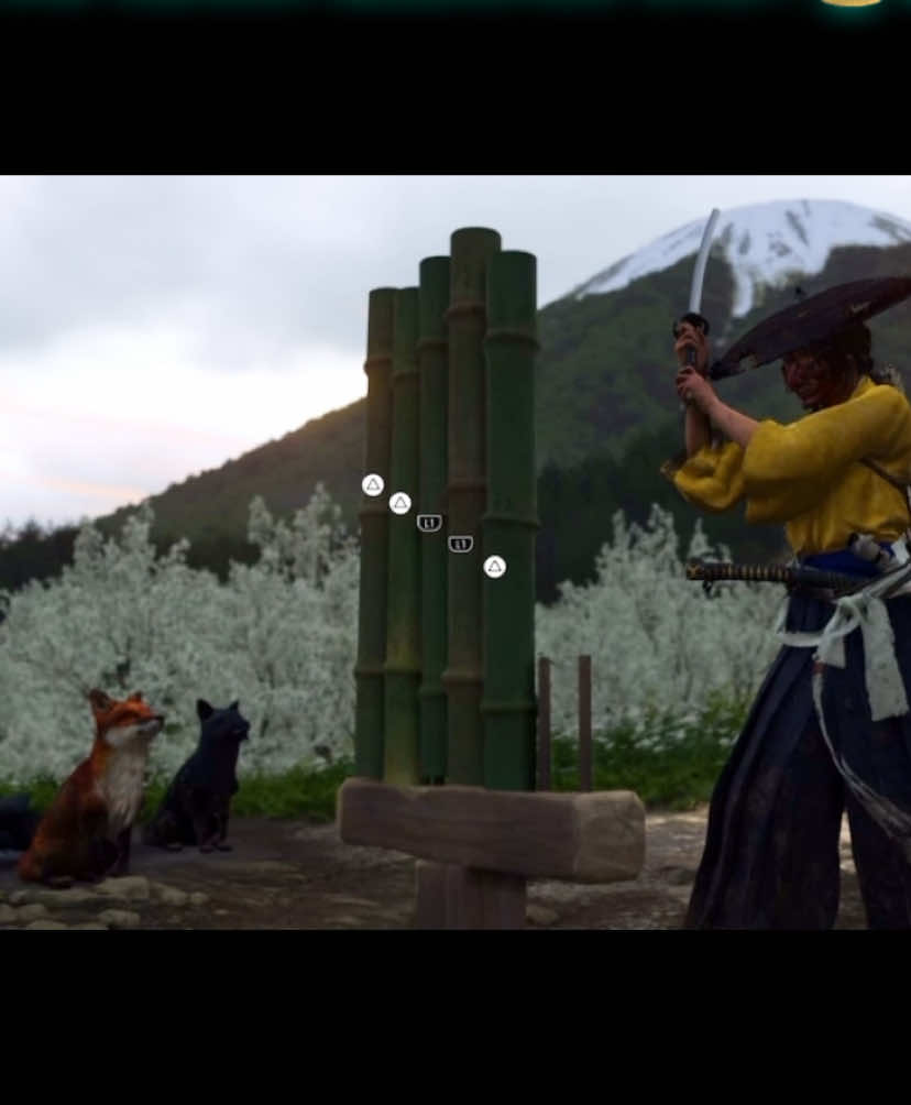 🥰🦊🐻🎋 #ghostofyotei #ghostoftsushima #playstation5 #suckerpunch #ghostofyoteigameplay 