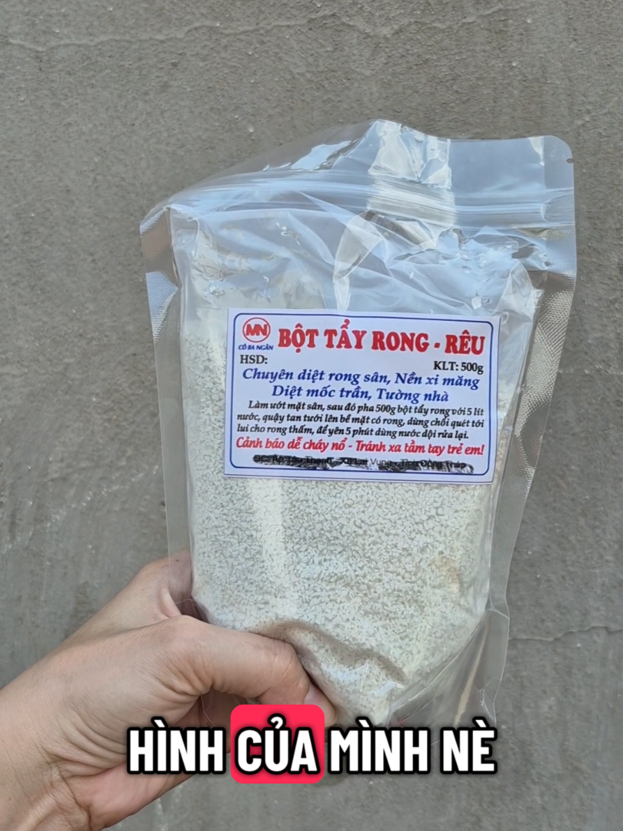 Bột tẩy rong rêu mỗi gói 500g nha  #bottayrongreu #bottayrong  #bộttẩyrongrêu #muataitiktok #xuhuong 