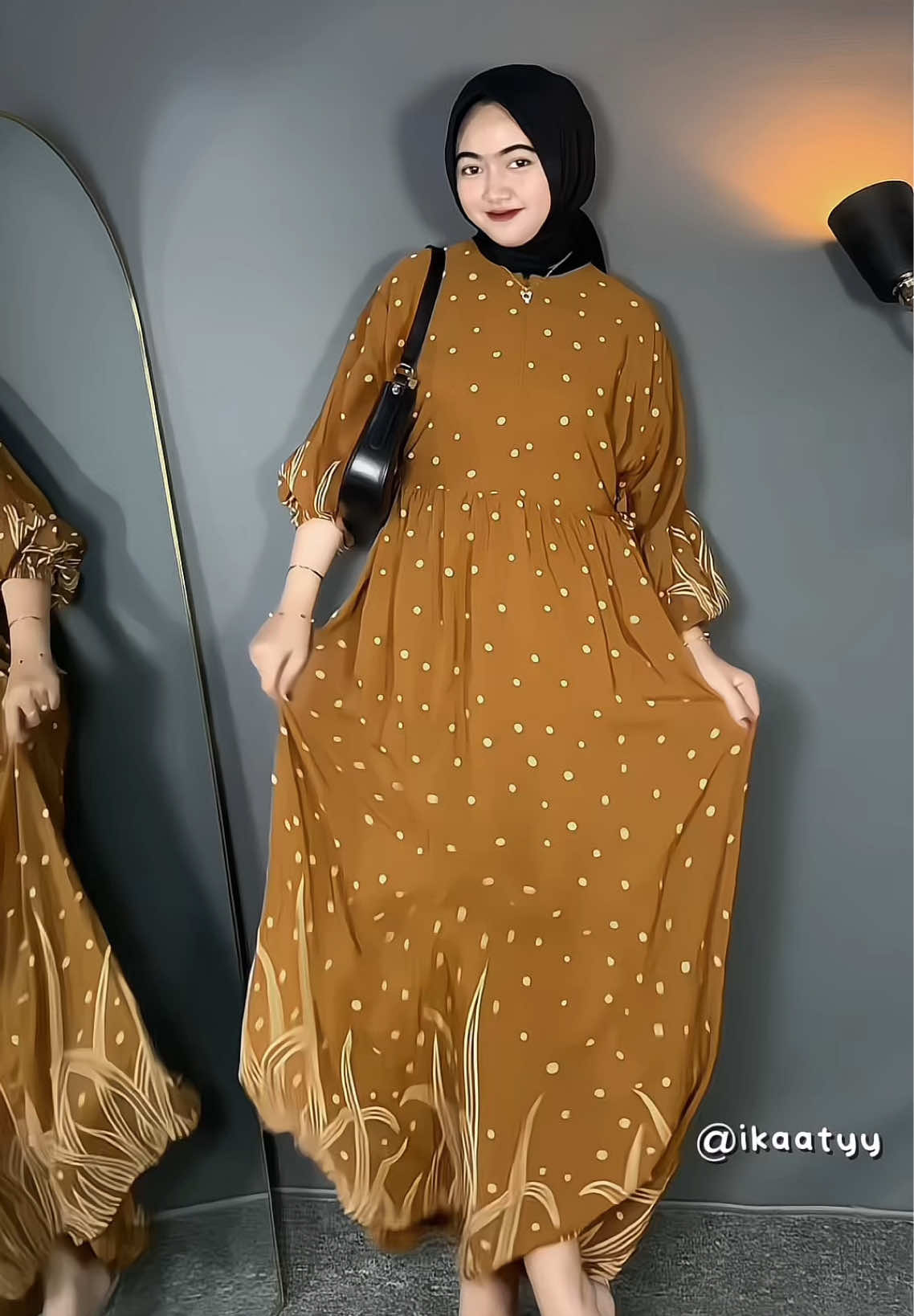 Cu amat gamis nya🫶🏻🥰 #dress #gamischibi #dresswanita 