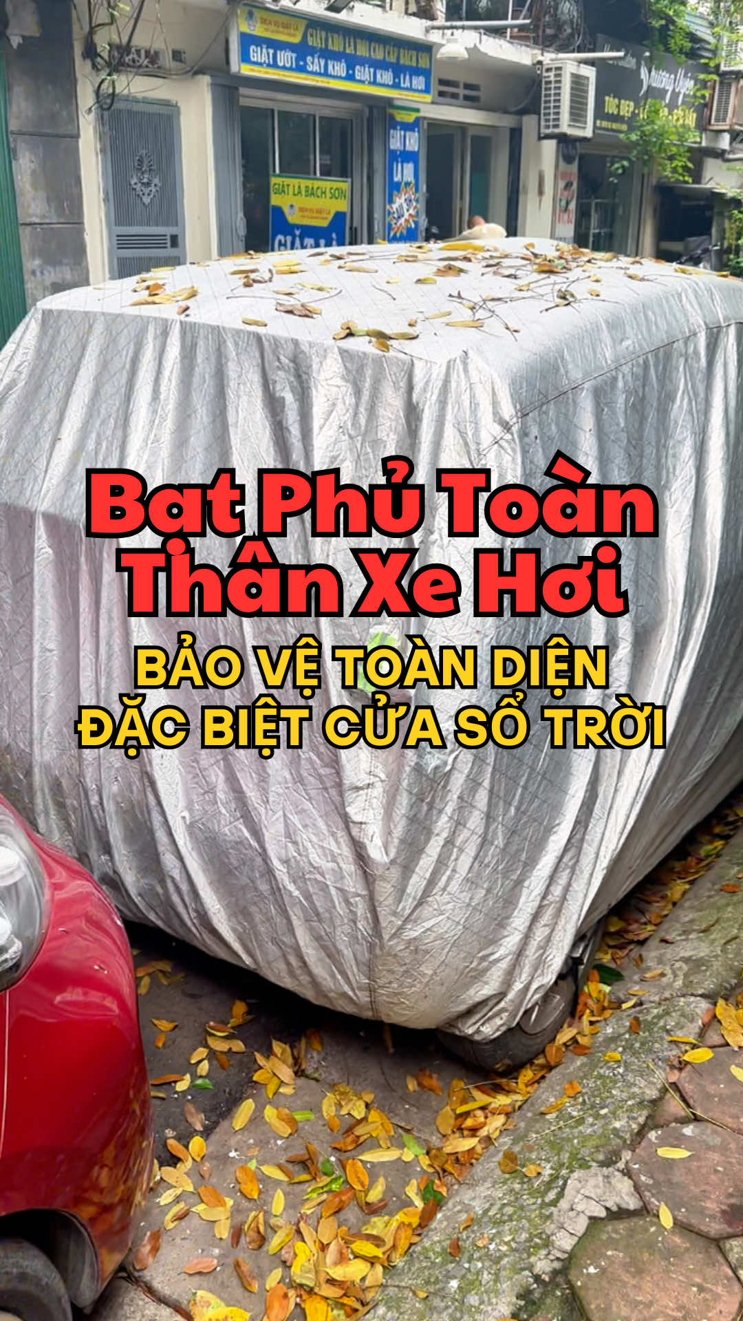 Bạt phủ toàn thân xe ô tô, bảo vệ toàn diện chiếc xe của bạn đặc biệt là những xe có cửa sổ trời #hunglendo #phukienoto #batphuoto #batphuotocaocap #batphuxechongmua 