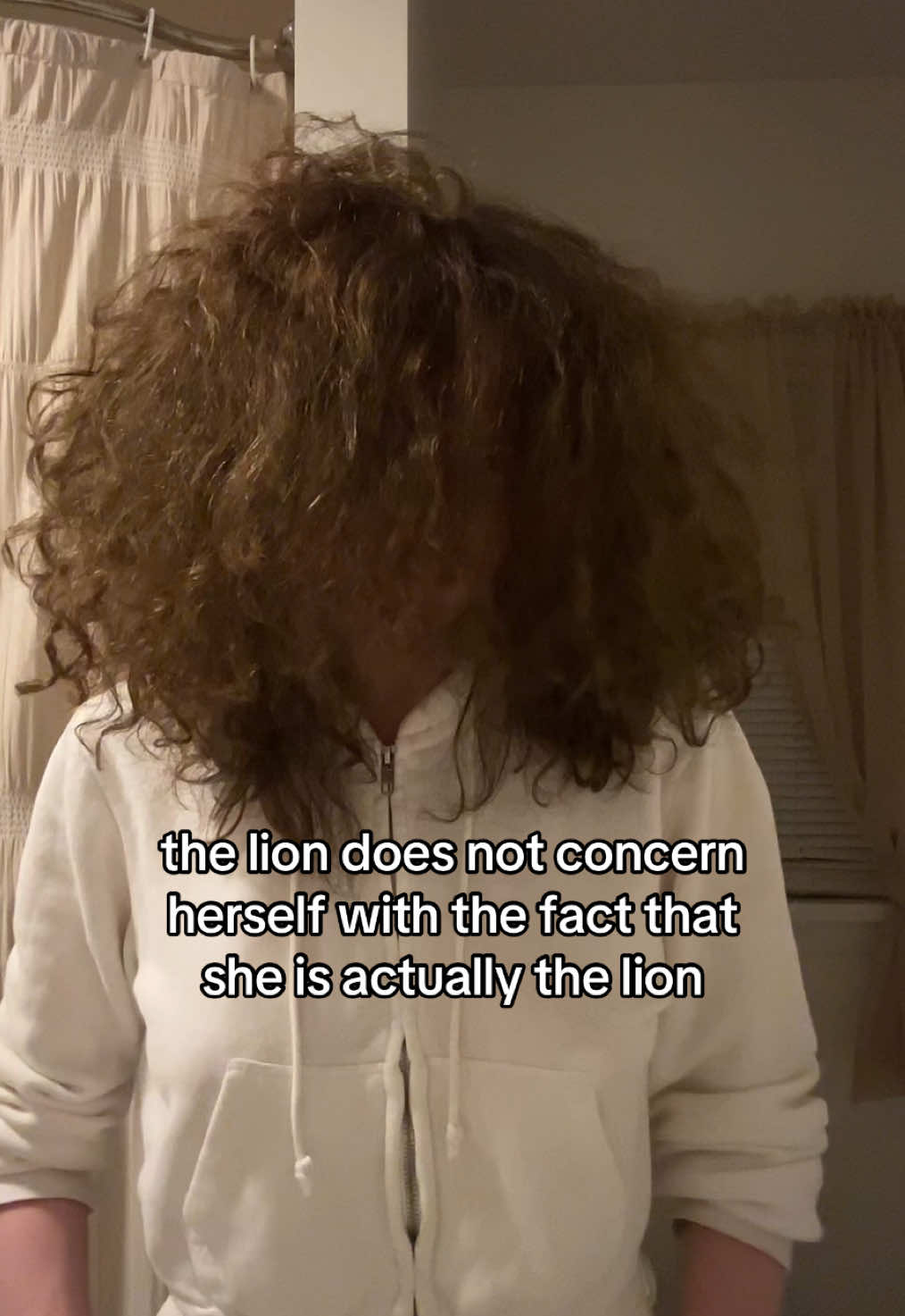 me and my mane against the world some days