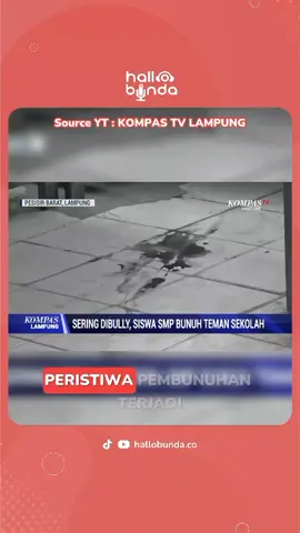 Seorang siswa SMP 12 Krui Kabupaten Pesisir Barat, Lampung, membunuh teman sekolahnya dengan gunting.🥺🥺  Pelaku nekat melakukan aksinya usai menyimpan dendam akibat sering dibully oleh korban. Pelaku dan korban diketahui masih berusia 13 tahun. Polisi menyebut perundungan yang dilakukan pelaku ke korban terjadi sejak 19 September 2025. 