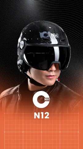 Toát lên vẻ sang trọng từ chiếc kính đen gọn gàng cùng N12 vân 3K Carbon cơ bản. Nửa đầu nhưng đủ ngầu để đồng hành cùng bạn.  #noncarbonnic #nichelmets #nonbaohiemfullcarbon #n12