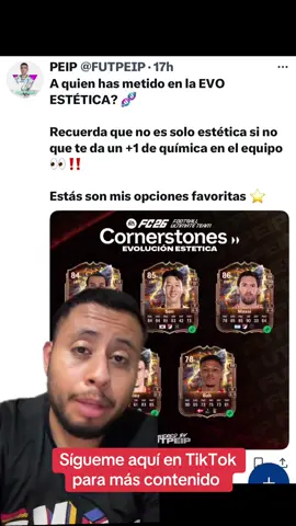 Evolución estética que te da uno de química al jugador #fc26 #ultimateteam #sigueme #twitch #futchampions 