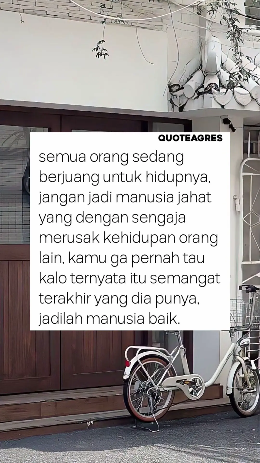 kalau gabisa jdi baik, setidaknya jangan jahat 🙂 #katakata #kehidupan #refleksidiri #froyou #xyzabc 