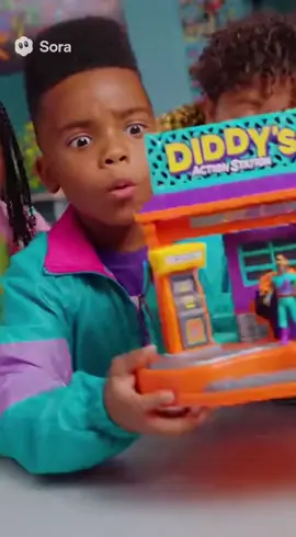 Diddiys Action Station Sora Ai Classic 90s commercial #sora #diddy #ai #sora #sora2 