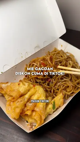 [SAVE & SHARE] mie gacoan diskon jadi 13ribuan eksklusif di tiktok loh!! cus ambil vouchernya di tag lokasi video ini yaaa  #promoseruweekend #miegacoan #promooktober #nexent #nexmiegacoan @miegacoan.bali_sumatera 