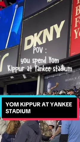 Yom Kippur at Yankee Stadium