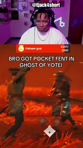 Nahh pocket fent is insane 🥹 #ejack4short #ejack4shortclips #pocketfullofsunshine #ghostofyotei #fent 
