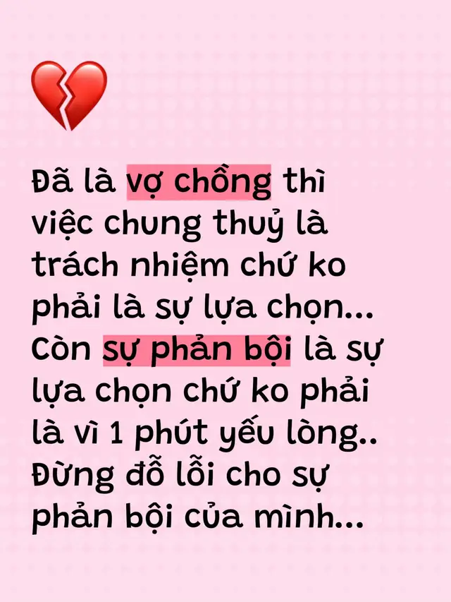 #ck mấy chị chọn chung thuỷ hay là đỗ lỗi tại yếu lòng ạ 😝😝