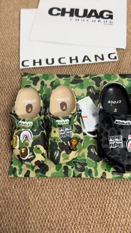 dép crocs bape 5xx ib hàng có sẵn 😝 #xuhuong #chuchang #viral #xuhuongtiktok #crocsbape 