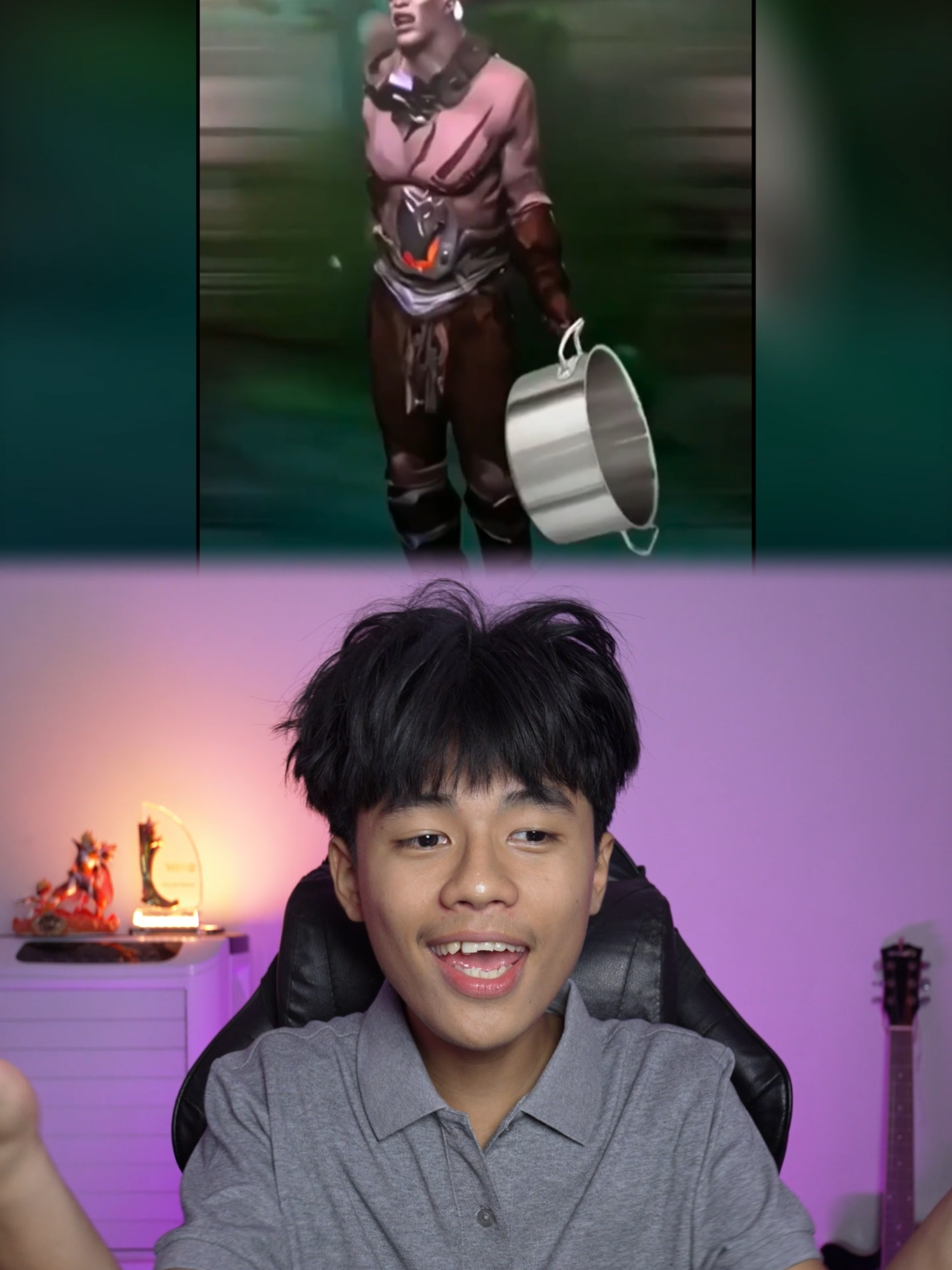 ချောင်အတီးခံရပြီးဟေ့ 🤣🤣 #lagon #lagonxml #mlbb #mobilelegends #MLBBMM #reaction