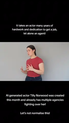THIS IS ME!! #tillynorwood #ai #aiactor #realacting 