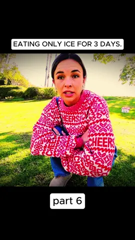 EATING ONLY ICE FOR 3 DAYS.