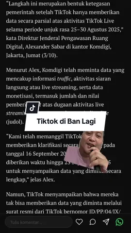 Tiktok kena ban lagi #tiktokdiban 