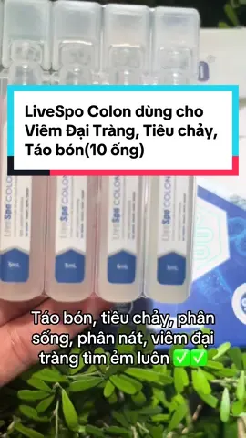 Bào tử lợi khuẩn LiveSpo Colon dùng cho Viêm Đại Tràng, Tiêu chảy, Táo bón(10 ống) #menvisinh #men #livespo #xuhuong #kimchibum 