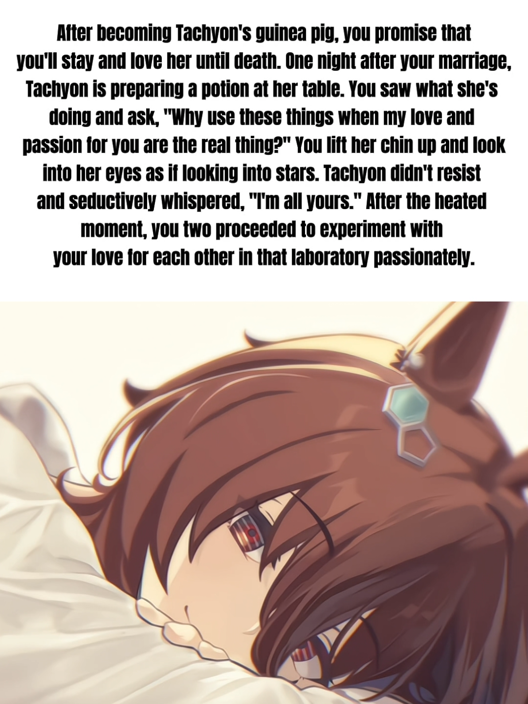 I'm gonna go a lil bit wild for this Sequel🔥 for Agnes Tachyon  #fyp #umamusume #relatable #agnestachyon #viral 